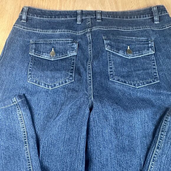 Cato Premium Women’s 18WP Jeans Stretch Blue Denim Bootcut - Picture 3 of 6